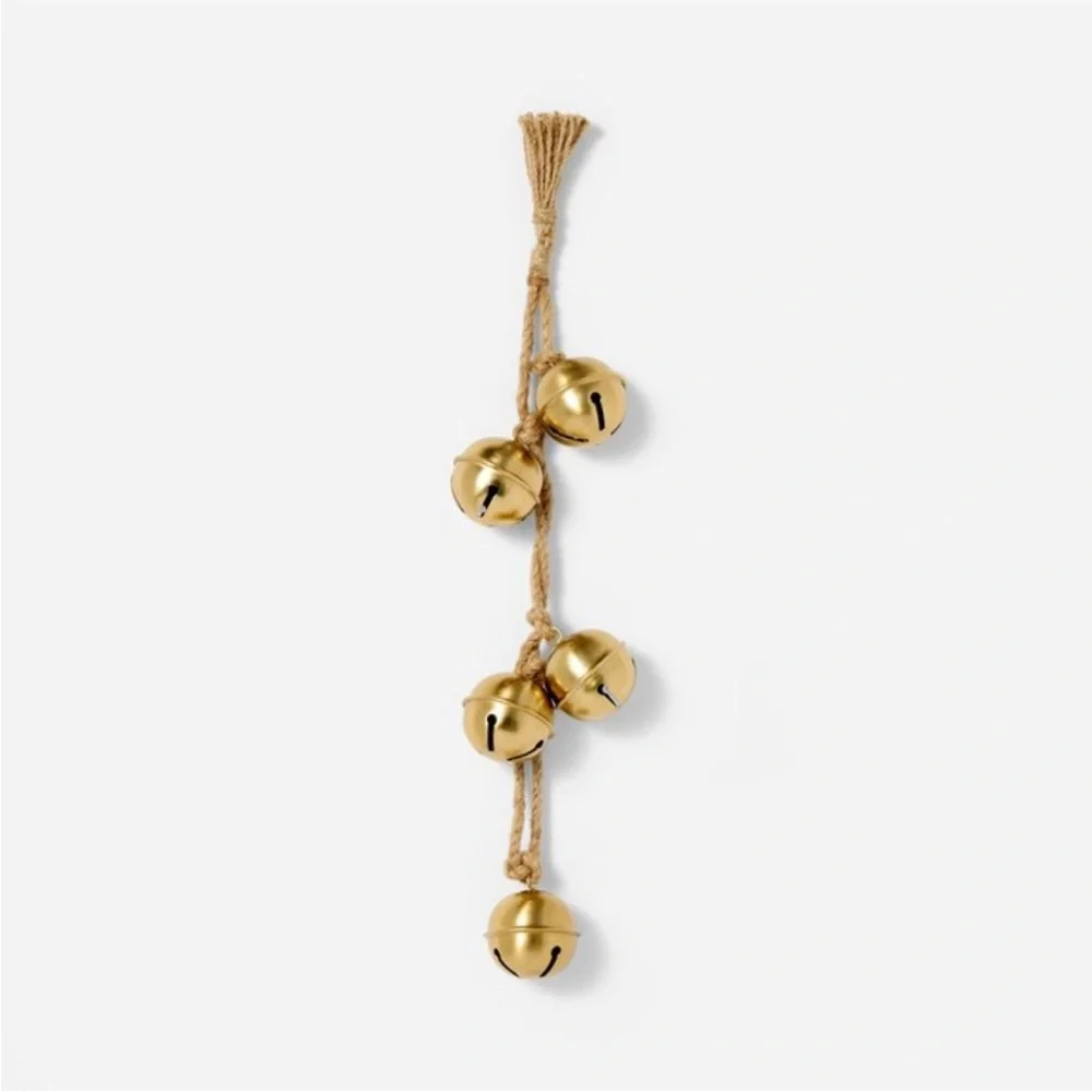 Studio McGee Threshold Decorative Hanging Bells Gold *NEW*